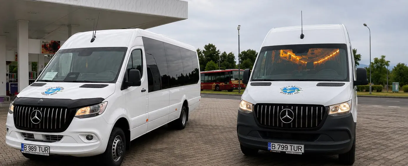 Cele două Sprintere noi, B 989 TUR și B 799 TUR
